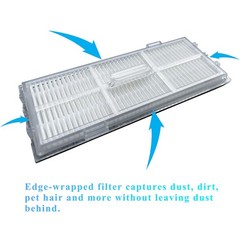 4 Pack Replacement Filters Compatible With Roborock S8 / S8+ / Pro 4Pack