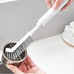 Sink Drain Crevice Brush Versatile 2-in-1 Precise Cleaning Tool Multi-Purpose