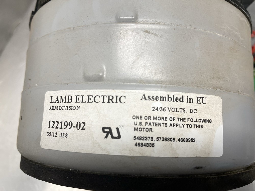 Lamb Electric Replacement 24v Vaccum Motor