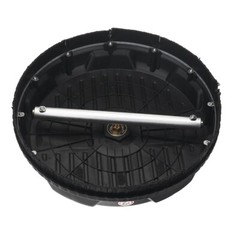 3600PSI,15″Pressure Washer Surface Cleaner Brush Water Broom w/ 2 Extension Wand