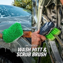 Slick Products 11-Piece Off-Road Car Wash and Detailing Kit, Towel & Scrub Brush