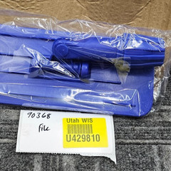 (QTY 9) 280137 Swivel Pad Holders 4″ x 9″ w/ Locking Collar Blue