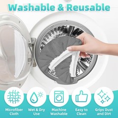 10 Pack Microfiber Cloth for Handheld Steam Shot, Cleaner 10 Grey