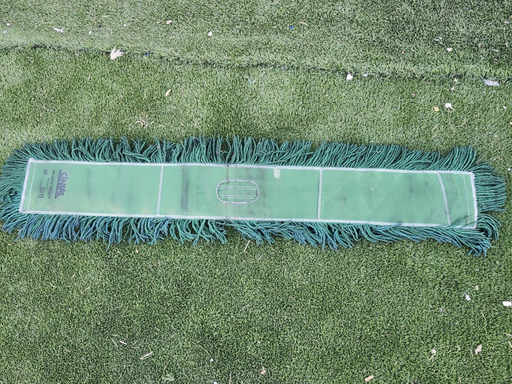 Cintas Infinity Twist 48″ Rectangular Dry Mop Head Synthetic Green Looped End