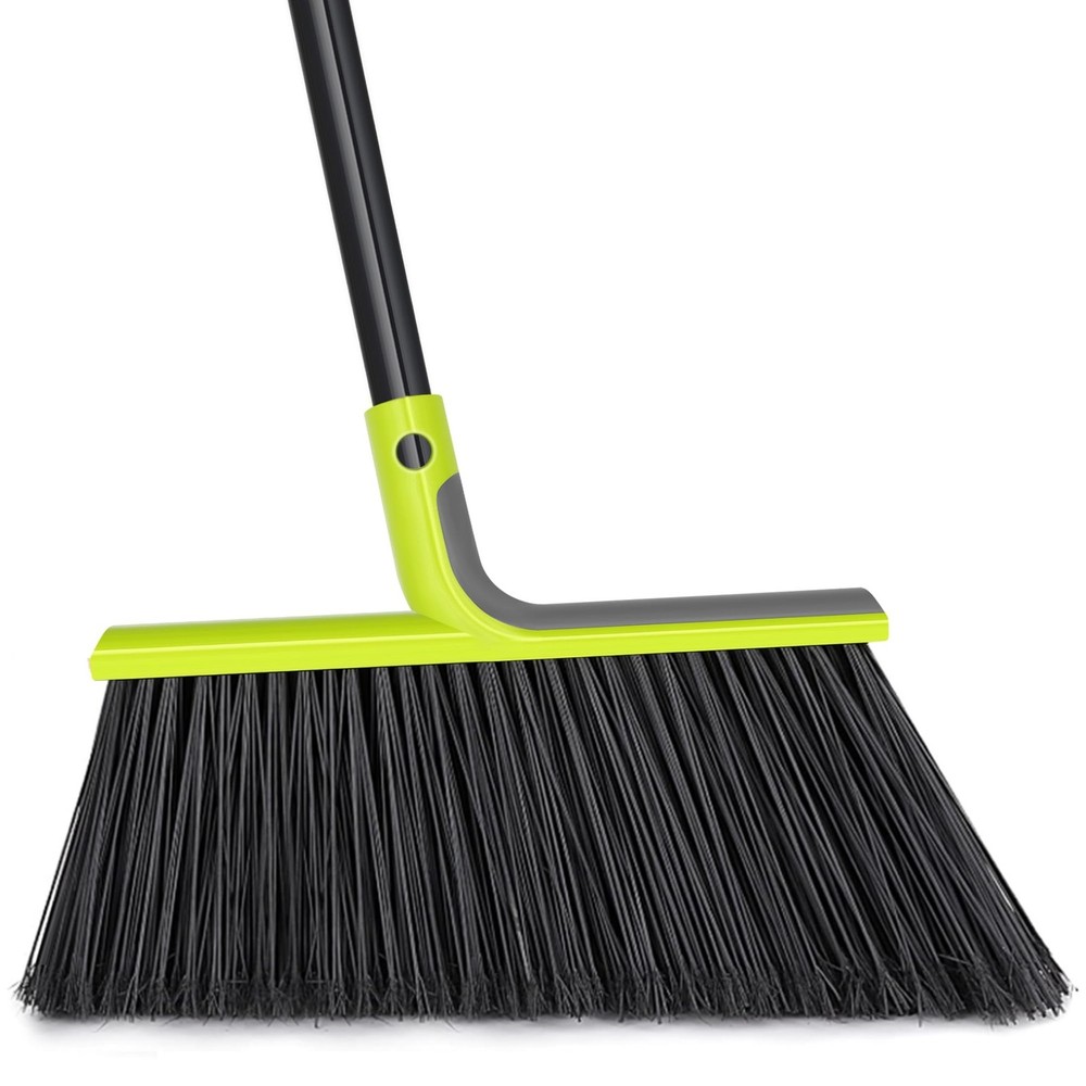 Outdoor Broom Heavy Duty, 56 inches Tall Commercial Soft Bristle Angle Brush …