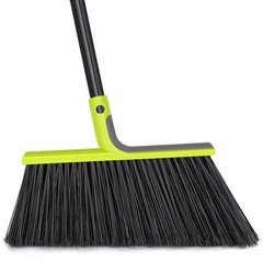 Outdoor Broom Heavy Duty, 56 inches Tall Commercial Soft Bristle Angle Brush …
