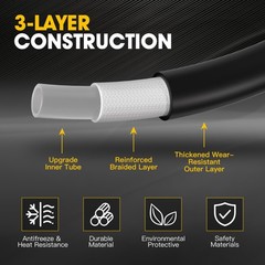 NIFUAL Upgraded 50 FT Pressure Washer Hose, 3600 PSI Flexible High Power Wash…