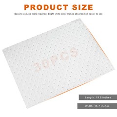 30 PCS Spill Absorbent Pads, 15″ x 20″ Reusable Heavy Weight Oil-Only Absorbi…