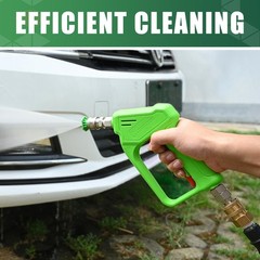 Pressure Washer Short Gun with Swivel 3/8″ Male Plug & 1/4”Quick Short, Green