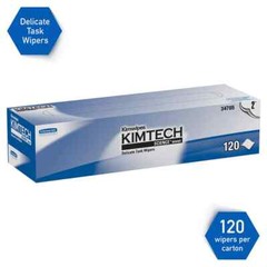 Kimtech 34705 Clean Room Wipes: Dry Pop-Up, 12.3 x 4.1″ Sheet, White