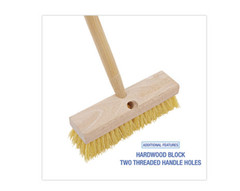 BWK3310 10 In. Brush 2 In. Cream Polypropylene Bristles Deck Brush Head