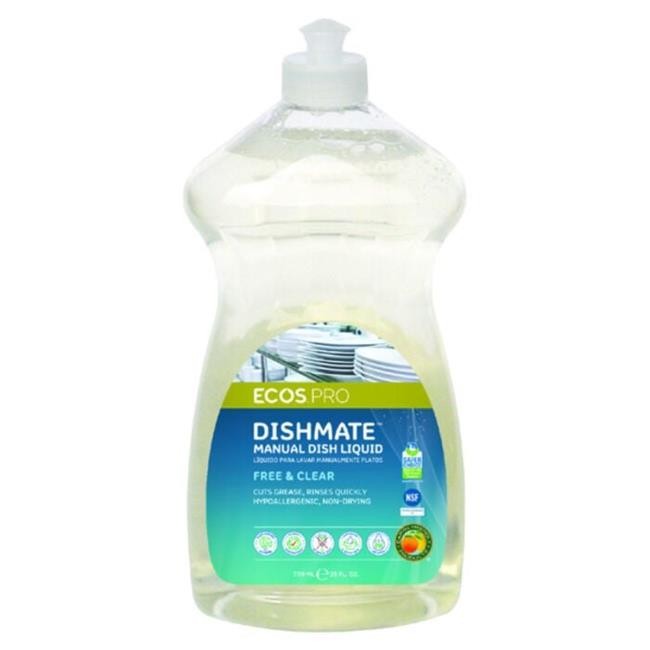 25 oz Pro Dishmate Manual Dishwashing Liquid Clear to Light Yellow – Pack of 6