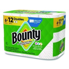 Bounty 15703 Select-a-Size 6″ x 11″ Kitchen Roll Paper Towels – White (6/CT) New