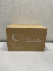 RevSquared Automatic Hand Dryer And Accessory Stand, White HD350