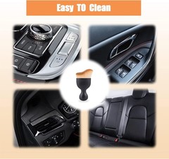 2-Piece Soft Car Interior Dust Brush Set, Scratch-Free Detailing Brush for Dashb