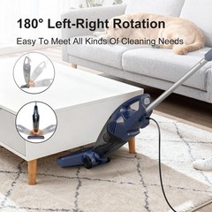 Corded Stick Vacuum for Pet Hair & Hard Floors – Lightweight, 3-in-1 Handheld wi