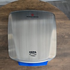 WORLD DRYER VERDE Q 9732A Brushed Stainless Steel Automatic Electric Hand Dryer
