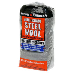 NEW Multi Grade Steel Wool 12 Pads Coarse Medium Fine for Surface Prep Work