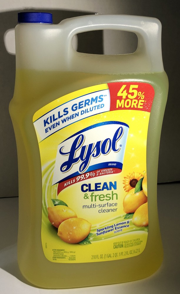 Lysol Clean & Fresh Multi Surface Cleaner Lemon Scent 1 210oz blt-SHIP SAME DAY
