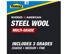 Assorted Steel Wool Pads 12 Pack Fine Medium Coarse