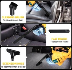 Rueqior Cordless Vacuum Compatible Dewalt 20V Battery 5 In 1 Handheld Electric