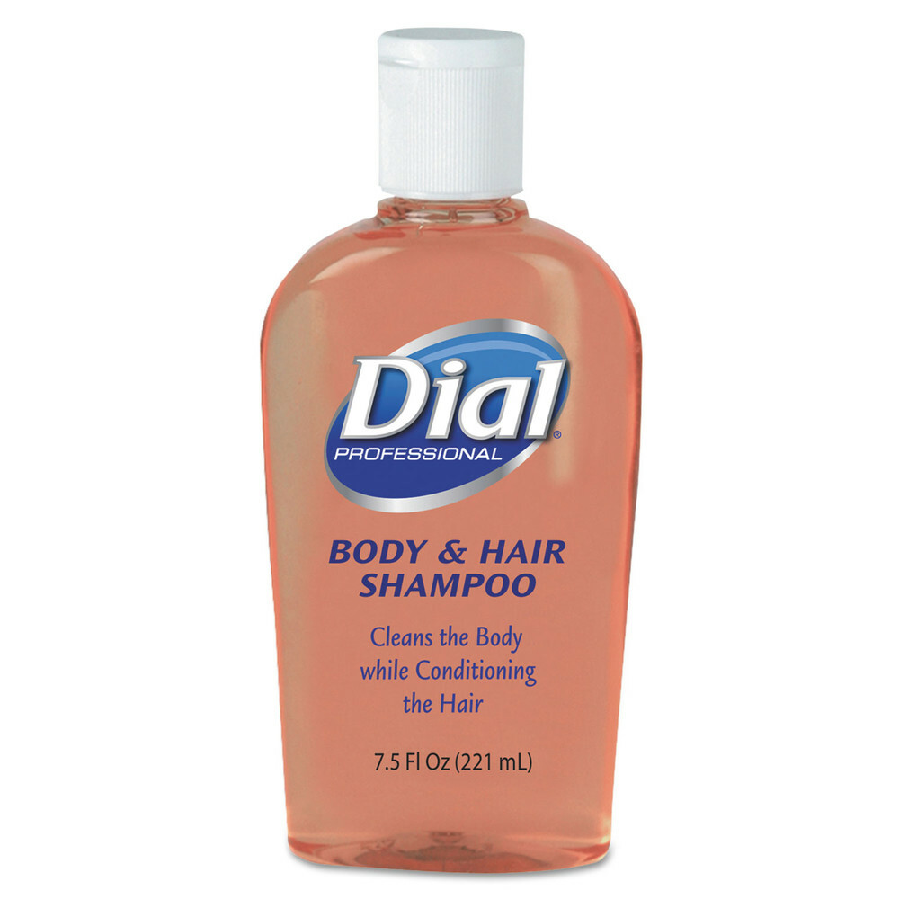 Dial Professional 04014 7.5 oz Hair + Body Wash – Neutral Scent (24/CT) New