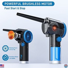 ATEngeus Cordless Air Duster – Powerful Electric Blower for Keyboards, 6000mAh
