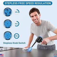 ATEngeus Cordless Air Duster – Powerful Electric Blower for Keyboards, 6000mAh