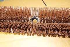OUTDOOR SWEEPER SCRUB BRUSH BROOM POLYETHYLENE 18″ X 4″ ROUND RUGGED POOL RUGS