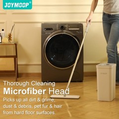 JOYMOOP Mop and Bucket Set for Home Commercial 50 inch, White Standard243