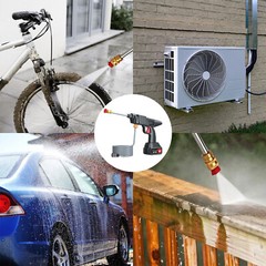 Electric High Pressure Water Spray Car Gun Portable Cordless Washer Cleaner Yard