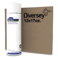 Diversey Deep Gloss Stainless Steel Maintainer, 16oz Aerosol, 12/Carton