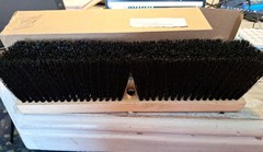 Janico Push Broom Head: 14″ Wide, 3″ Bristle Trim Length BRISTLES