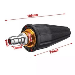 4000 PSI Turbo Nozzle Pressure Washer 4.0 GPM 4 0 Orifice Rotating Cleaning