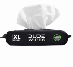 DUDE WIPES XL Flushable Wipes Unscented Fragrance Free 60 Count