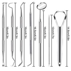 7pcs Dental Tools, Pick Teeth Cleaning Tools Hygiene true qualities