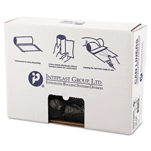 Integrated Bagging Systems S243308K Can Liner 24×33 16gal Black 50/roll