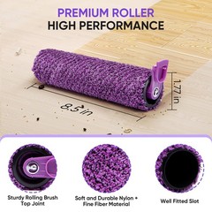 LBLVBNEWD 3 Pack SD201 Roller Brush Replacement Parts Compatible with Purple