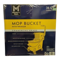 Member’s Mark Commercial Mop Bucket with Wringer, 36qt