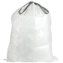 Plasticplace Custom Fit Trash Bags Compatible Simplehuman Code K 50 Count White