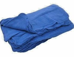 1000 new textile mechanics shop rags towels blue jumbo 14×14 vary