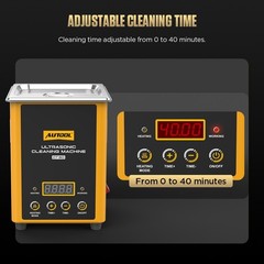 Ultrasonic Cleaning Machine Cleaner For Car Fuel Injector Jewelry W/ 1600ml Tank