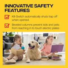 Victor Humane Mouse Traps Indoor for Home – M250BSR-2 – No 2 Traps, Black