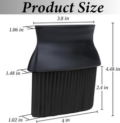 Interior Detailing Brush for Dashboard, Air Vents, and Leather – Color: Black