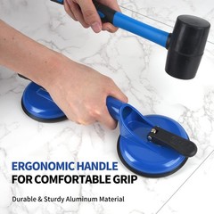 Floor Gap Fixer Tool for Laminate Repair Include Suction Cup Blue-1