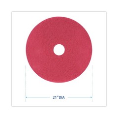 BWK4021RED 21 in. Diameter Buffing Floor Pads – Red (5/Carton)