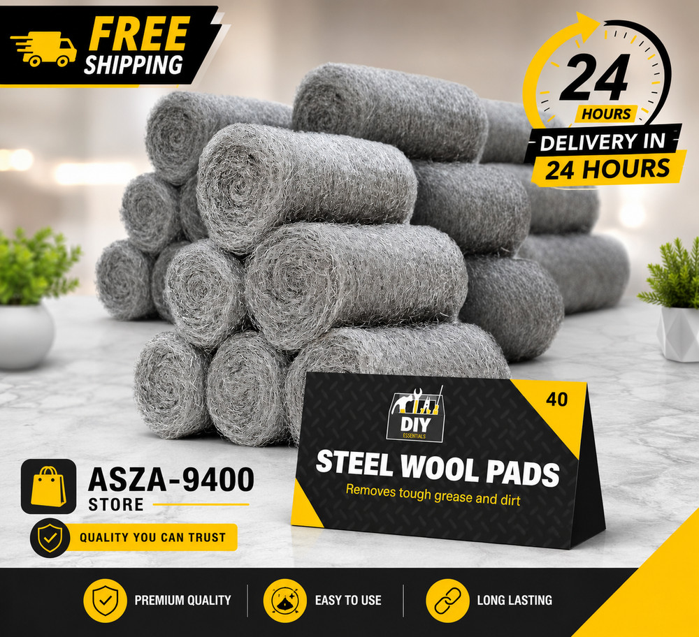 40Pack Steel Wool for Mice Control | Wire Wool Mice Grade for Cleaning & Closing