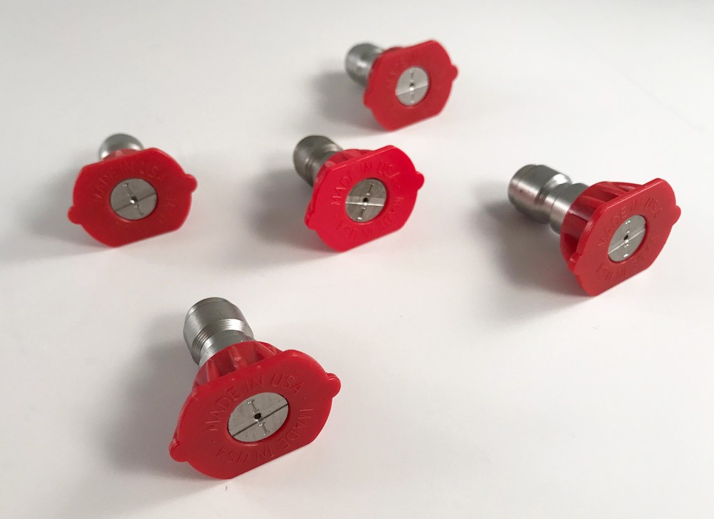 3.5 Orifice 0 Degree 1/4″ Quick Connect Pressure Washer Nozzle 4000 psi, 5 Pack