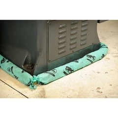 Brady Haz412 Sorbent Sock, 12 Gal, 3 In X 48 In, Harsh Chemicals, Green, 12 Pk