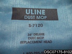Qty= 7: Uline 36″ Deluxe Dust Mop Replacement Head, S-7120, Infinity Twist, 4V16